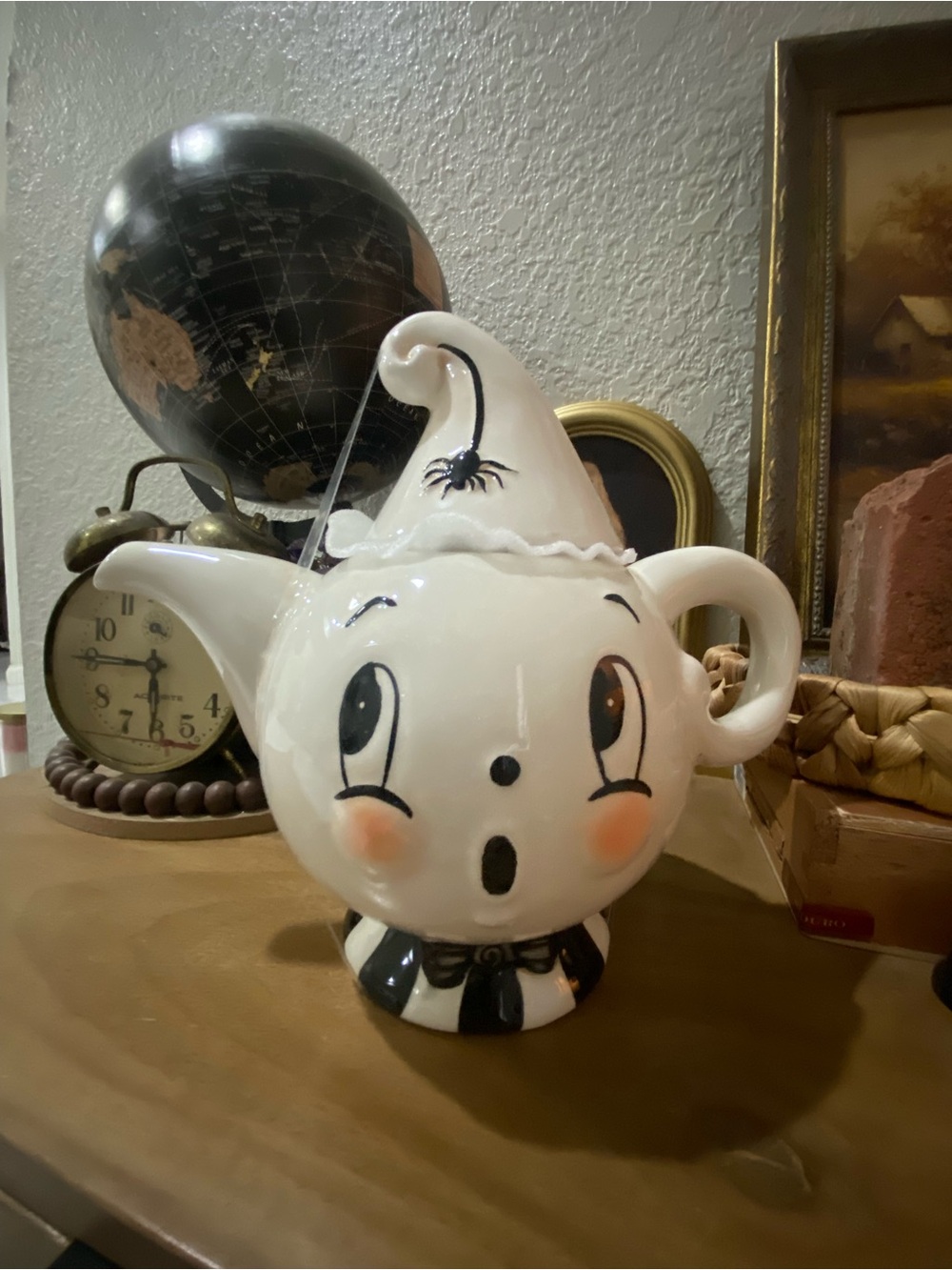 Johanna Parker Halloween Ceramic Ghost Teapot